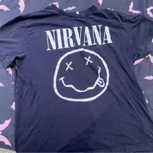 h&m nirvana shirt STAIN